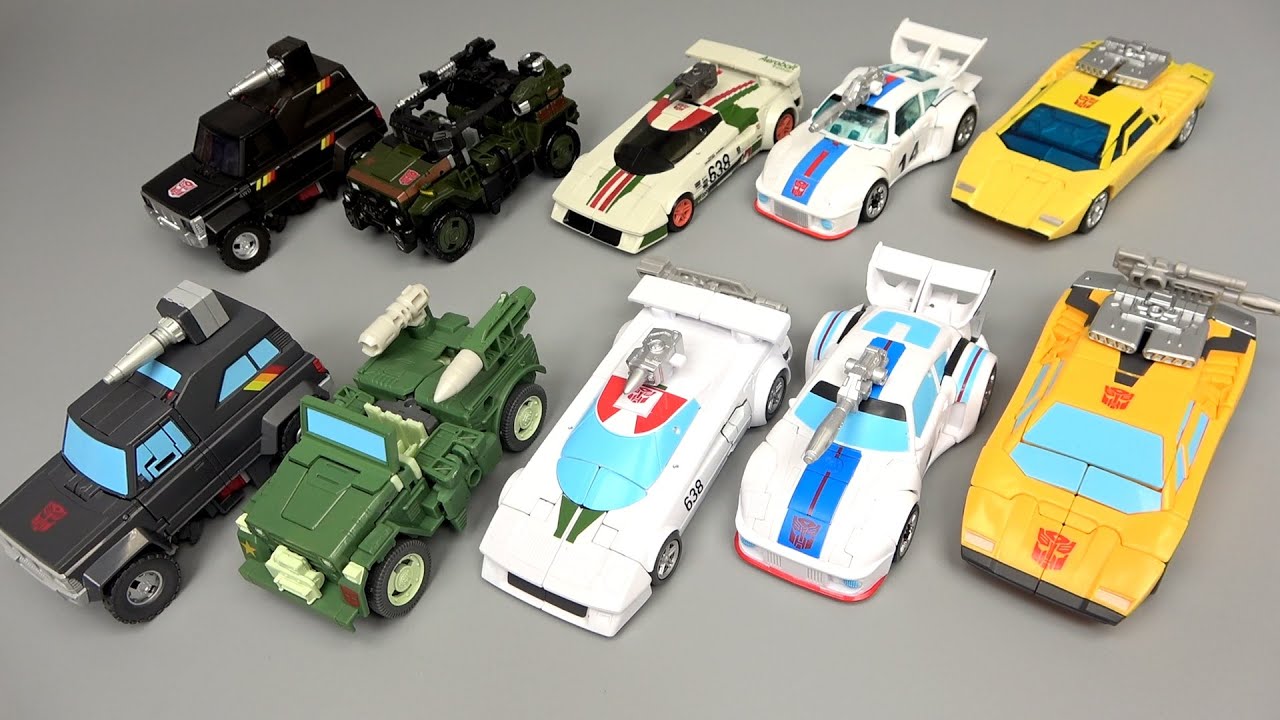 [TRANSFORMERS] AUTOBOTS 5-PACK JAZZ SUNSTREAKER TRAILBREAKER WHEELJACK HOUND
