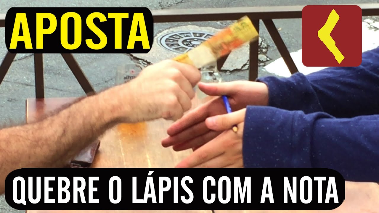 QUEBRE O LÁPIS COM A NOTA