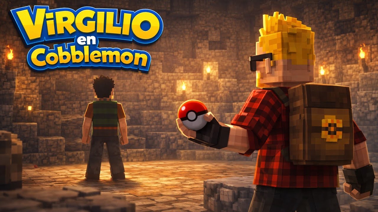 Batalla en el Gimnasio de Brock - Virgilio en Cobblemon (C.2)