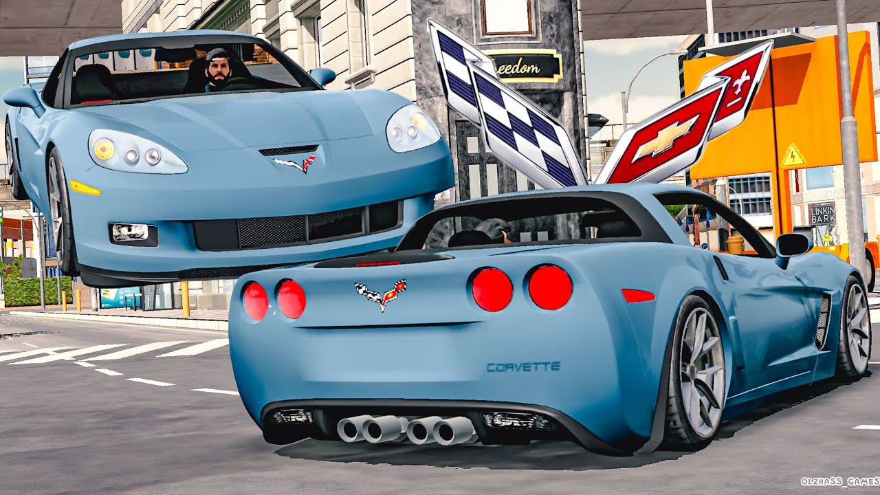 Corvette C6: руководство по реалистичному дизайну | Подробный логотип | Многопользовательская игр...