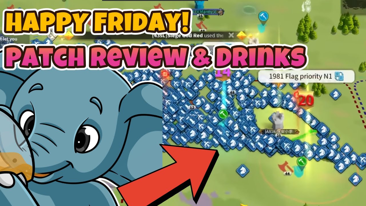 Patch Review & Drinks, Happy Friday ;D [Rise of Kingdoms]