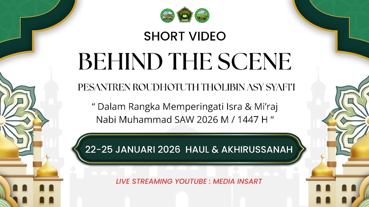 BTS || PERINGATAN ISRA MI'RAJ PESANTREN ROUDHOTUTH THOLIBIN 2026/1447H