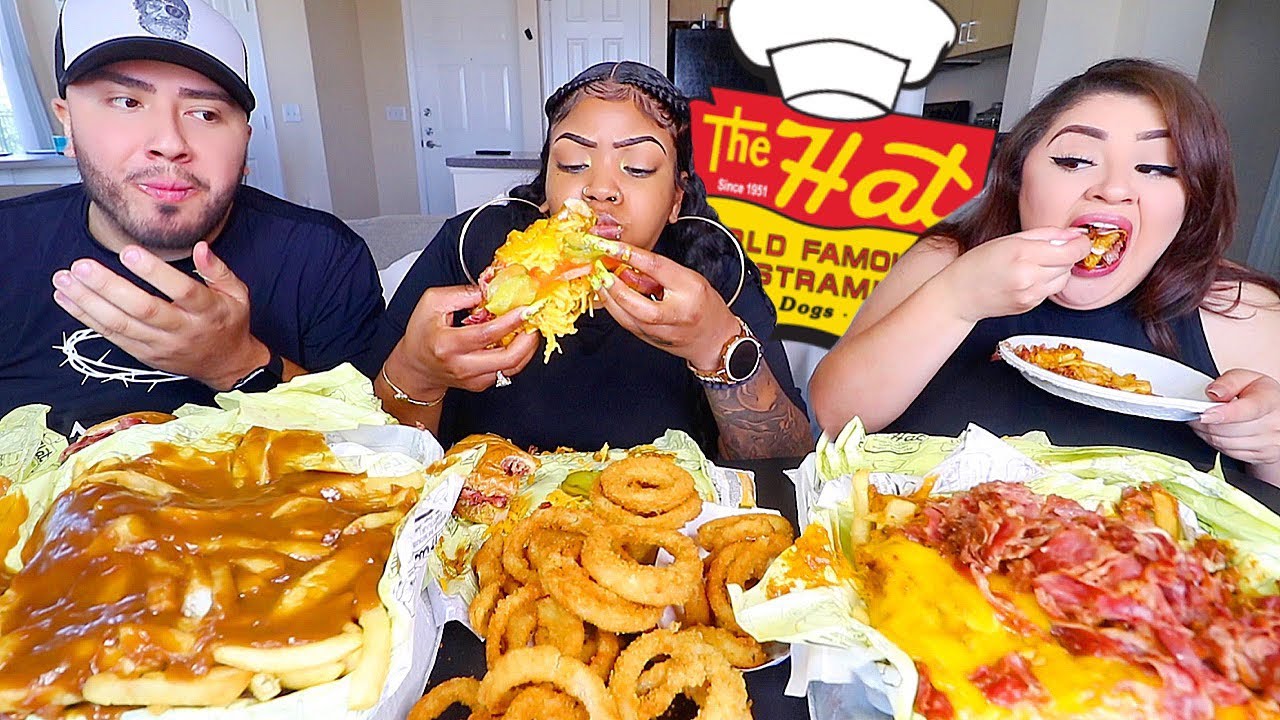ONION RINGS + CHILI CHEESE FRIES + BURGER w/ Eat With Que