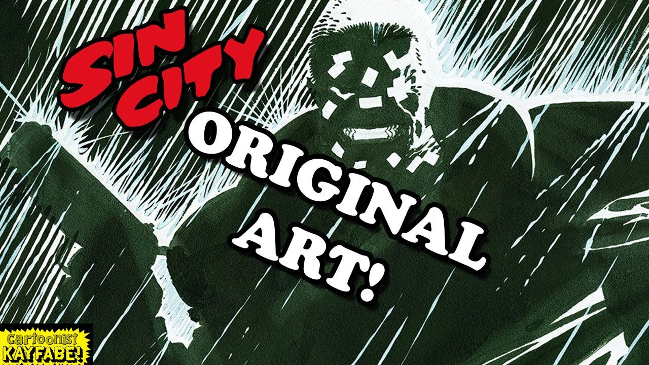 Frank Miller's Original Art for the First Sin City!