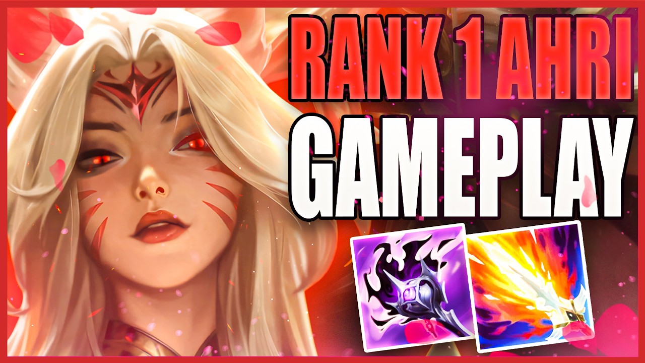 #1 AHRI WORLD GAMEPLAY 3.4+ MIL points | 3 Challenger ACCOUNT 1800+LP EUW  |
