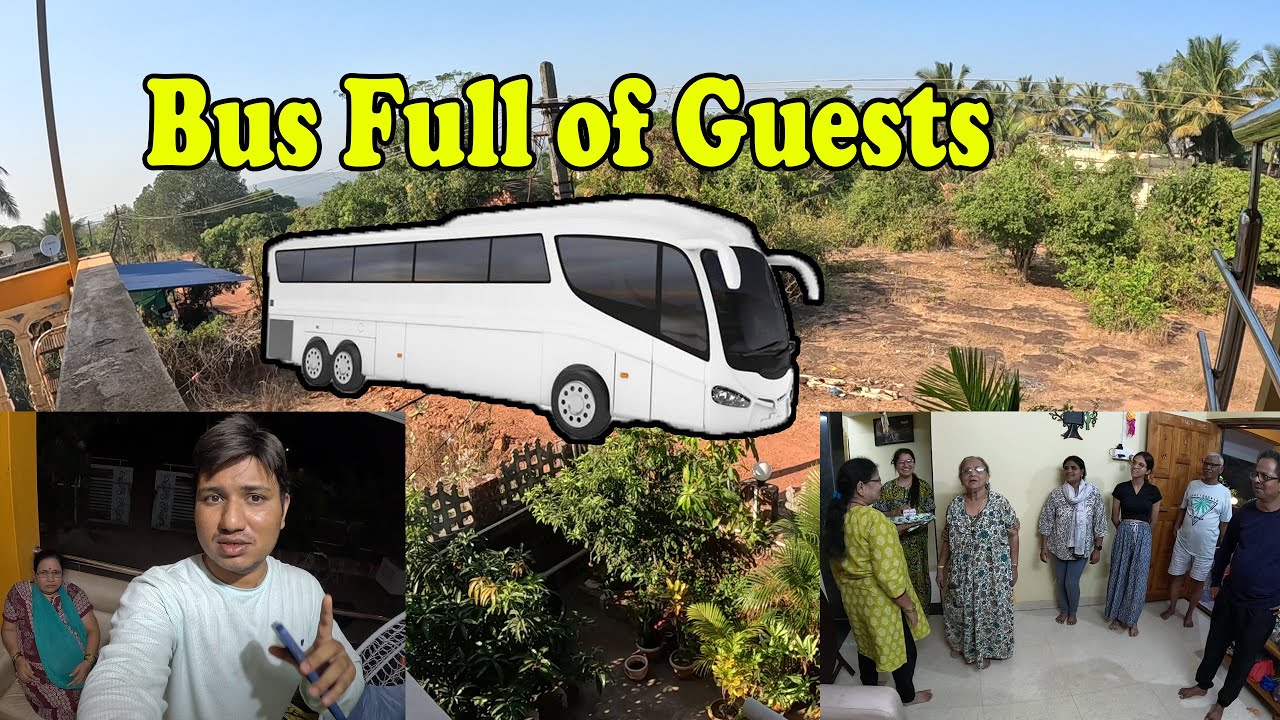 बस भरून पाहुणे आलेत होम स्टे ला | Bus Full of Guest came to Our Homestay | Shubhangi Keer All Thalis