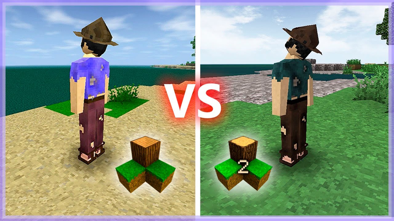 SurvivalCraft 2 vs SurvivalCraft 1 - Comparação gráfica!