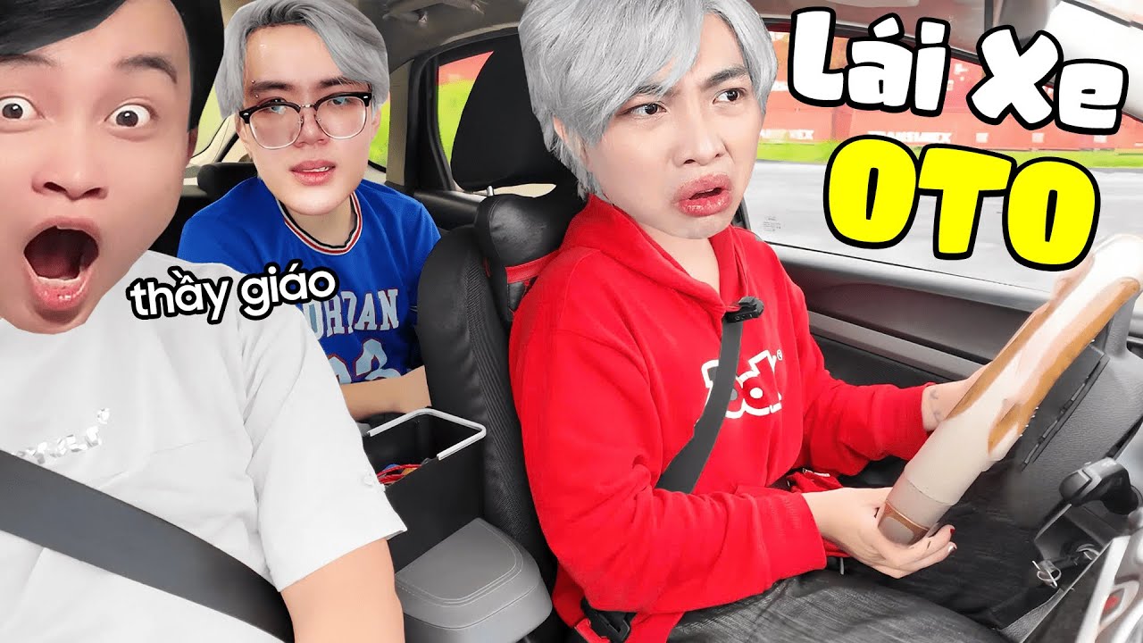 Kairon Và Phong Cận Lần Đầu Học LÁI XE Ô TÔ 😱 khó vãi chưởnggg