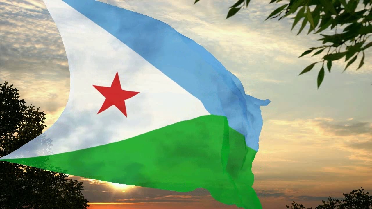 Flag and anthem of Djibouti - classical YT version