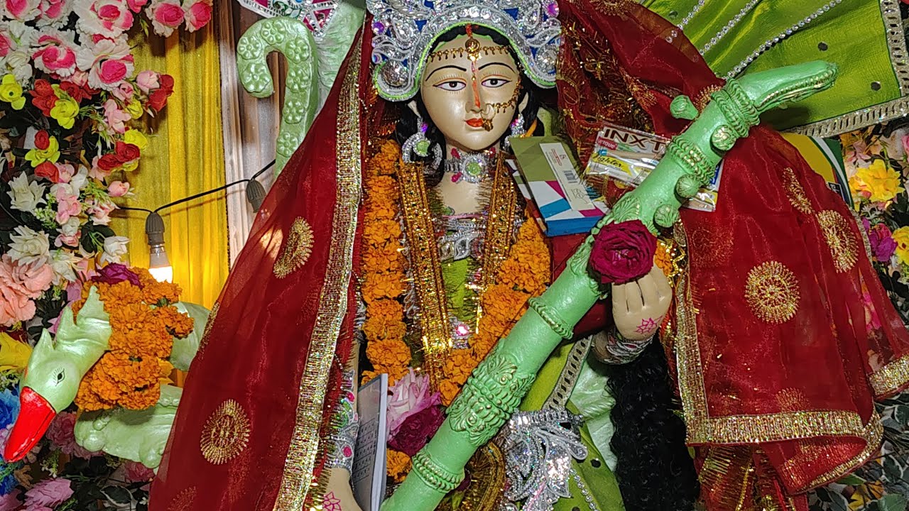 🙏👍श्री श्री 108 सरस्वती पूजा के शुभ अवसर पर जागरण का आयोजन रखा गया है कृपया देखना ना धन्यवाद 👍🙏