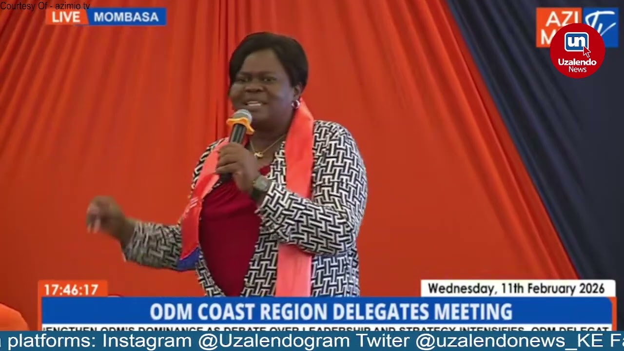 Gladys Wanga Delivers Explosive Speech Following Sifuna’s Removal as ODM Secretary General
