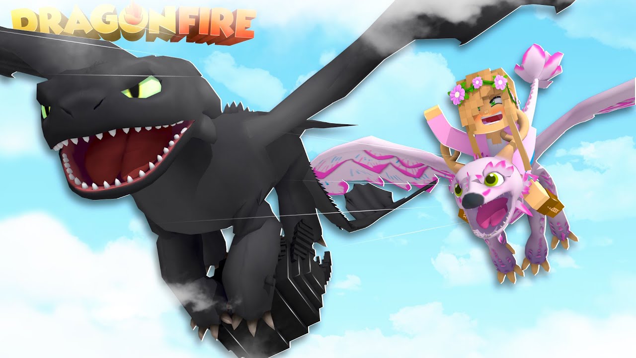 HUNTING A NIGHTFURY EGG | Minecraft DragonFire | Little Kelly