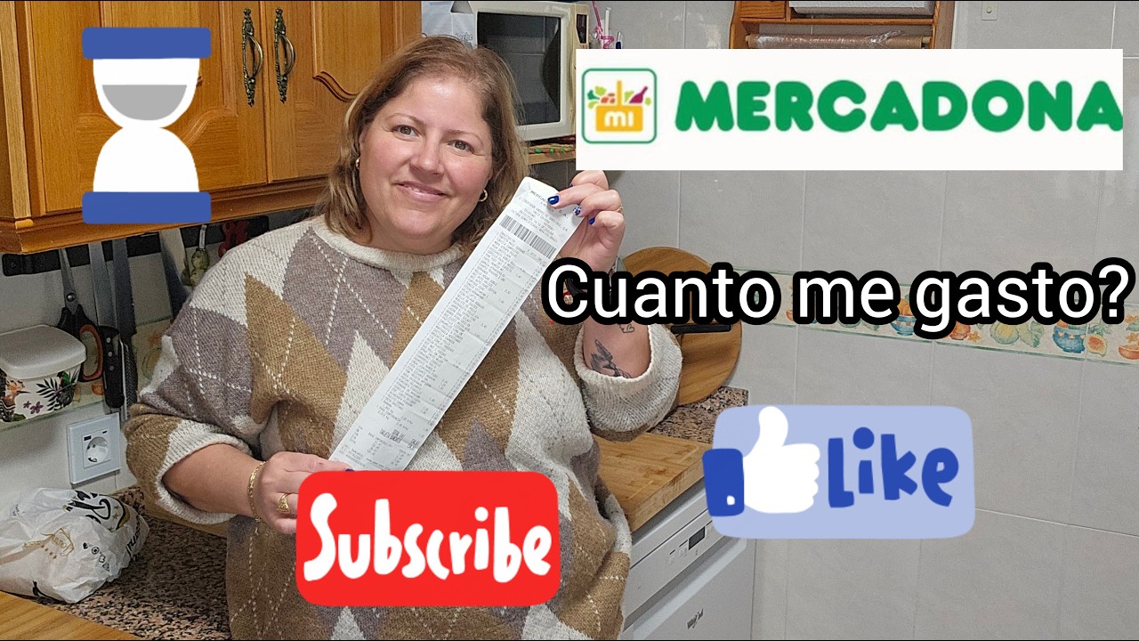 🛒🛒  COMPRA MERCADONA, CUANTO ME GASTO🛒🛒😘