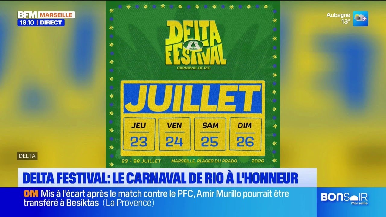 Delta Festival à Marseille : le carnaval de Rio à l'honneur