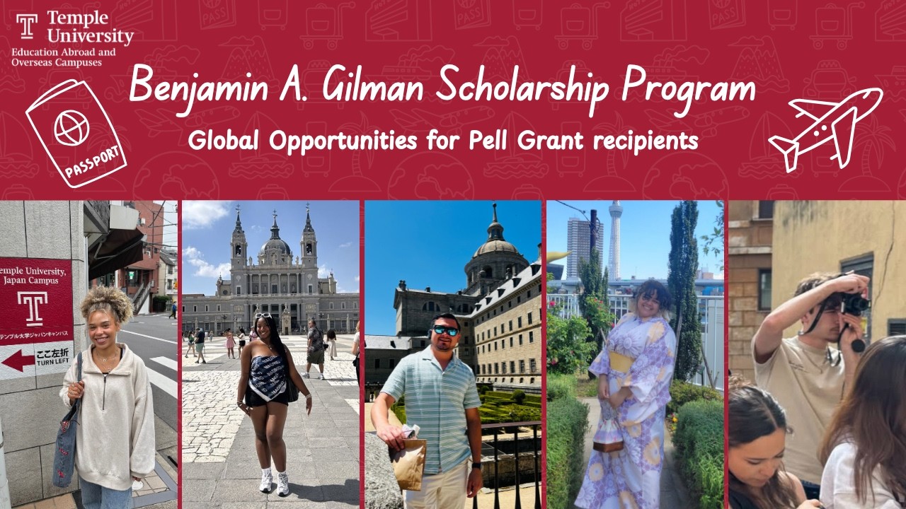 Temple Gilman Scholarship Awardees 2025-2026