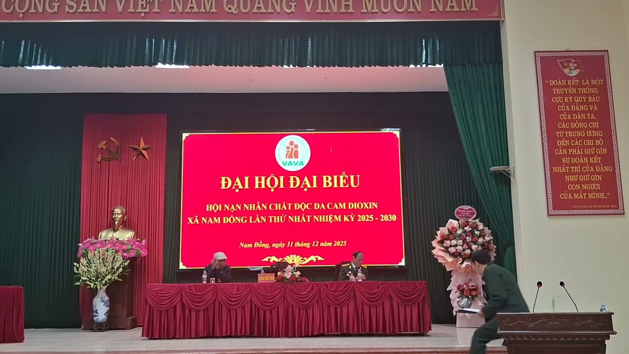 ĐẠI HỘI ĐB HỘI NNCDDA CAM DÕIN XÃ NAM ĐỒNG  