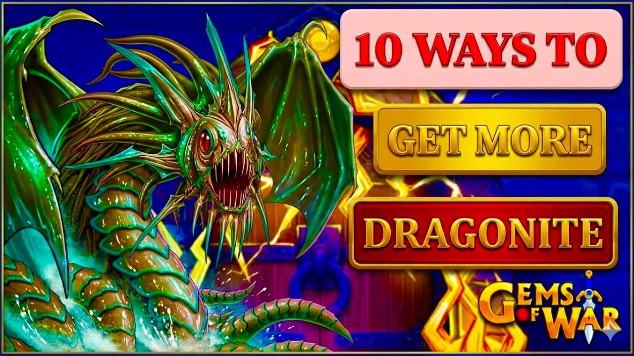 HOW TO GET DRAGONITE IN GEMS OF WAR? TOP 10 WAYS TO GAIN DRAGONITE FOR NEW DRAGONITE DRAGONS