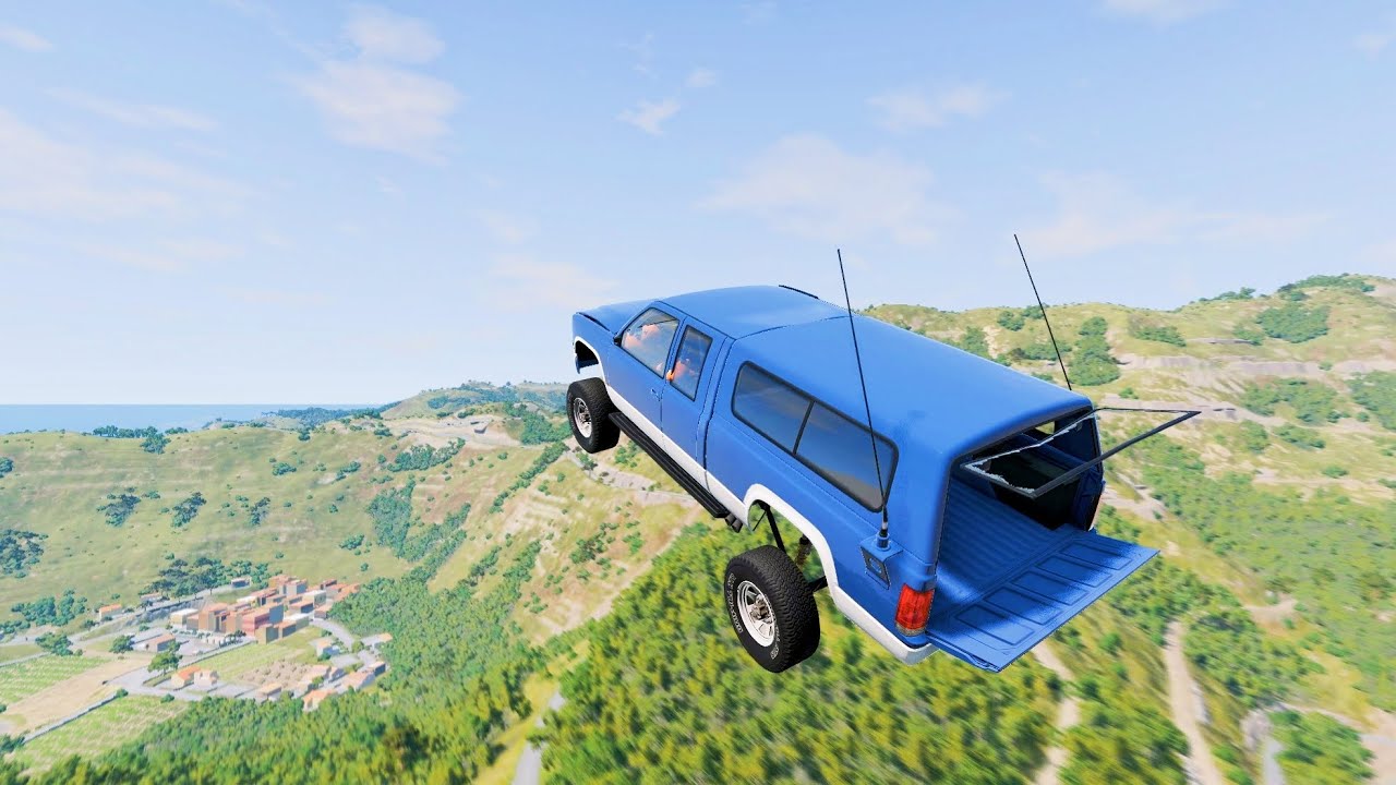 1000 MPH Instant Boost: Who Goes Farthest? -  BeamNG.Drive #34