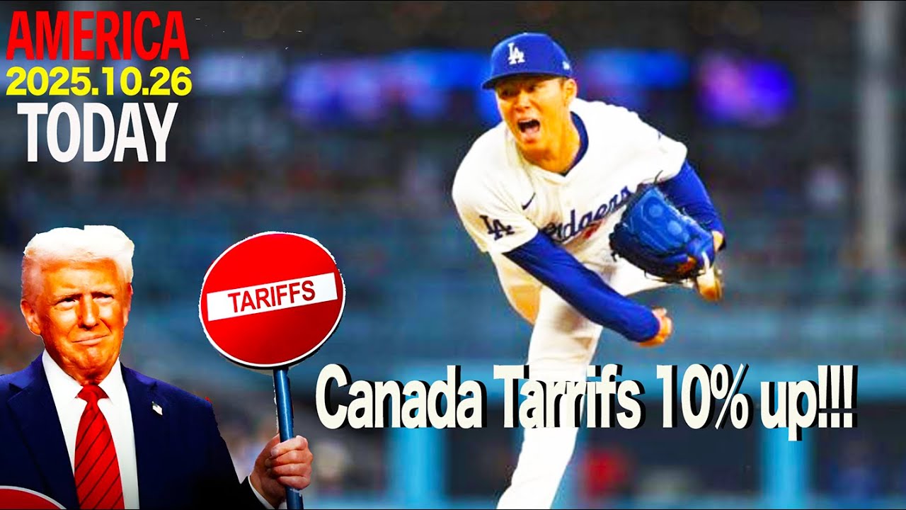 Trump adds a new tariff of 10% on Canada AMERICA TODAY 20251026