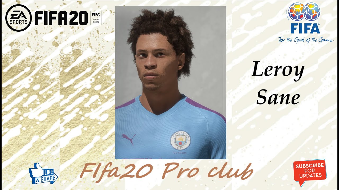 FIFA 20 Leroy Sane Look alike in Manchester City // Fifa20 Pro club