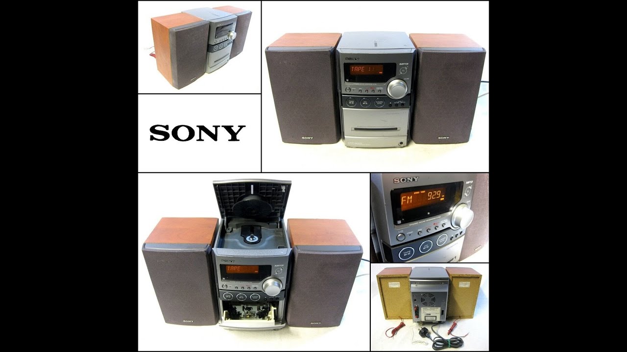Sony HCD-NEZ33 Micro HiFi CD Tuner Radio Cassette Component System