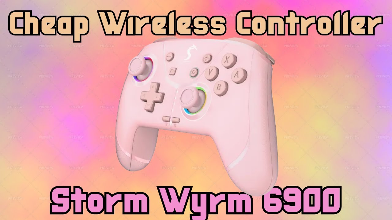 Обзор недорогого беспроводного игрового контроллера | STORM WYRM 6900
