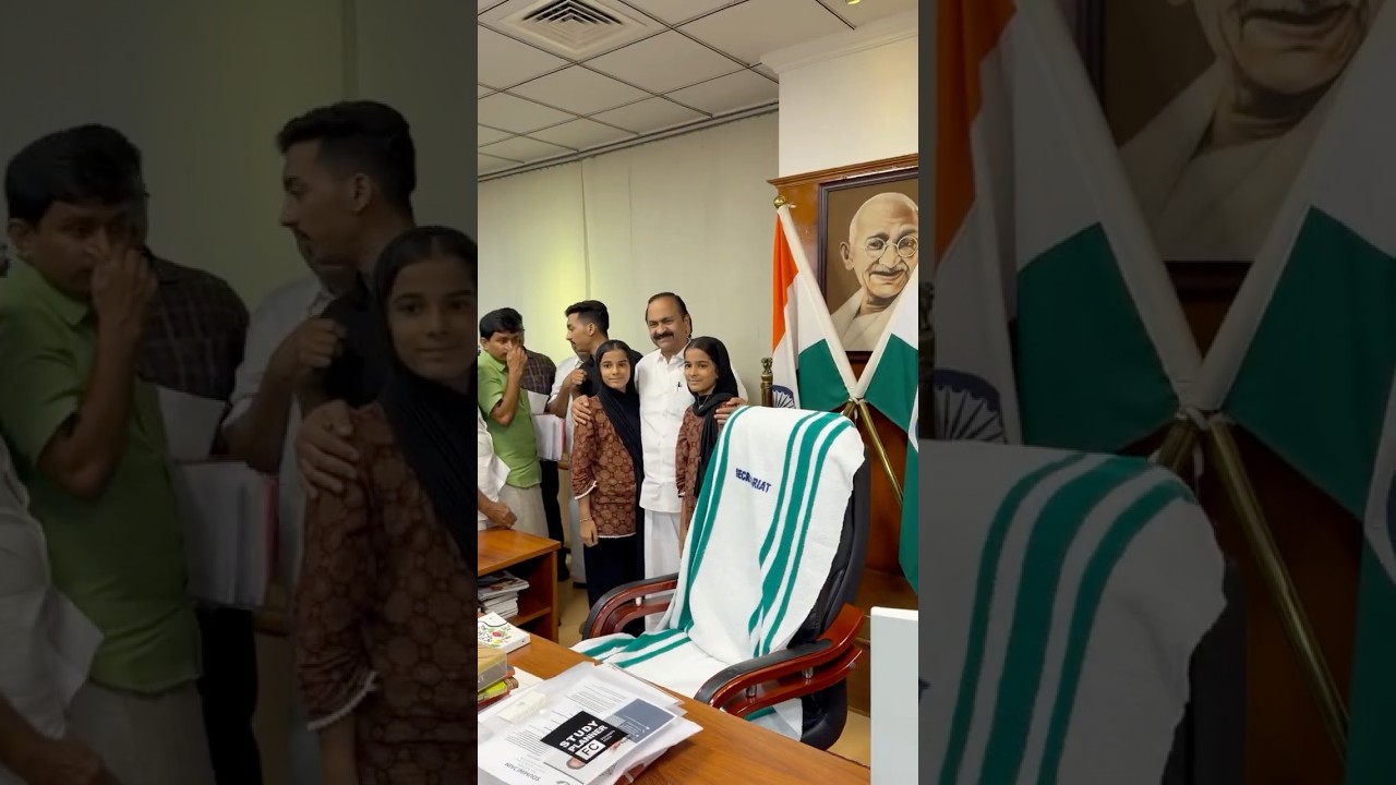 Kerala CM V D Satheesan&rsquo;s Office Moments Trending Now❤️🔥#vdsatheesan #trivandrum #keralacm