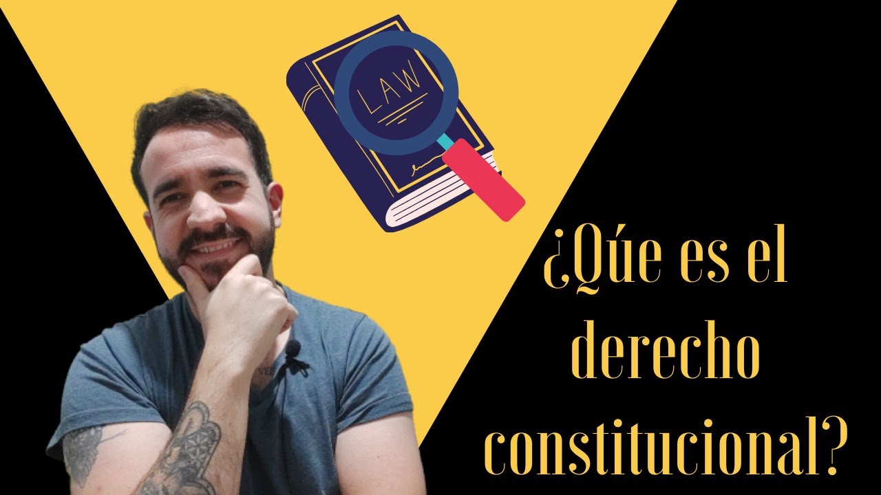 ✅ ¿QUÉ es el Derecho constitucional? Relación con otras ramas del derecho