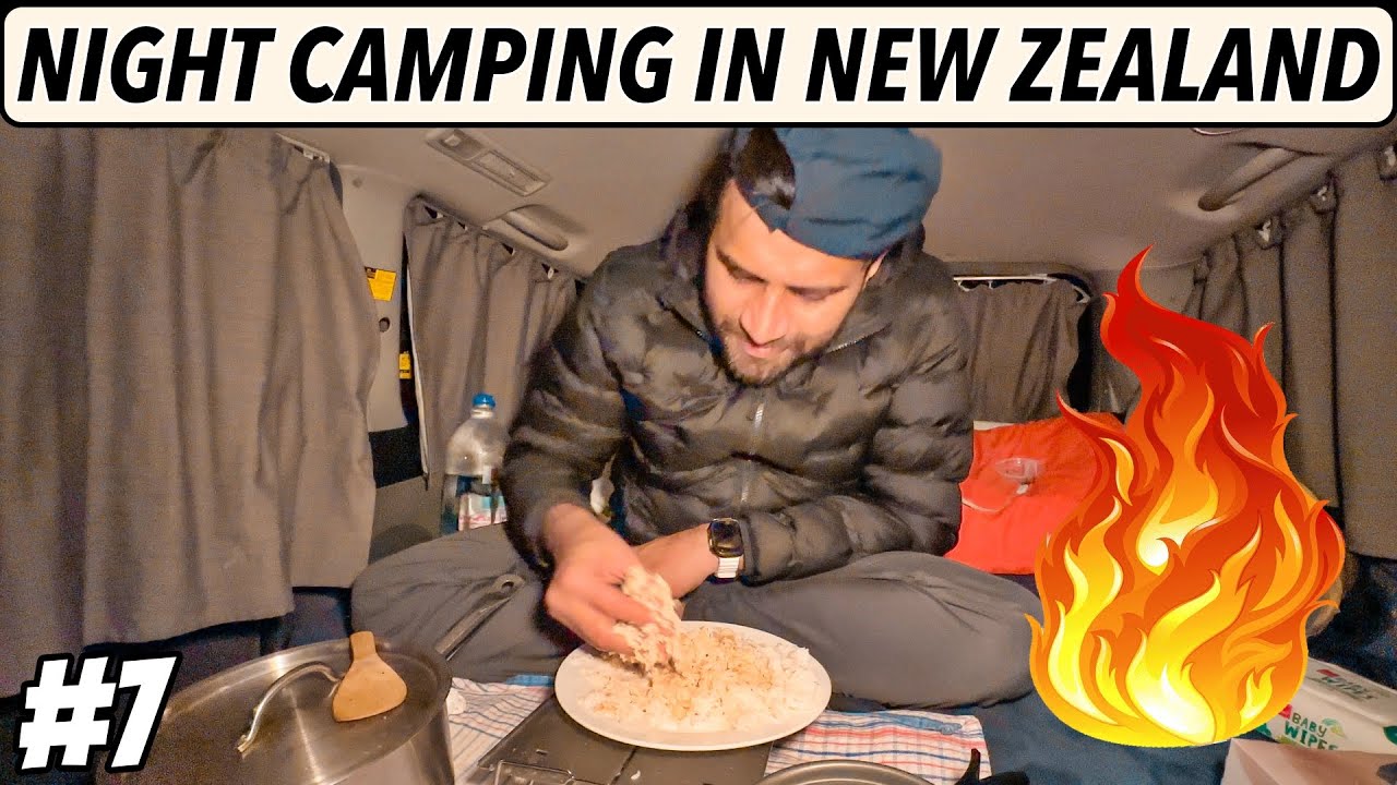 NIGHT CAMPING IN A CAR IN NEW ZEALAND