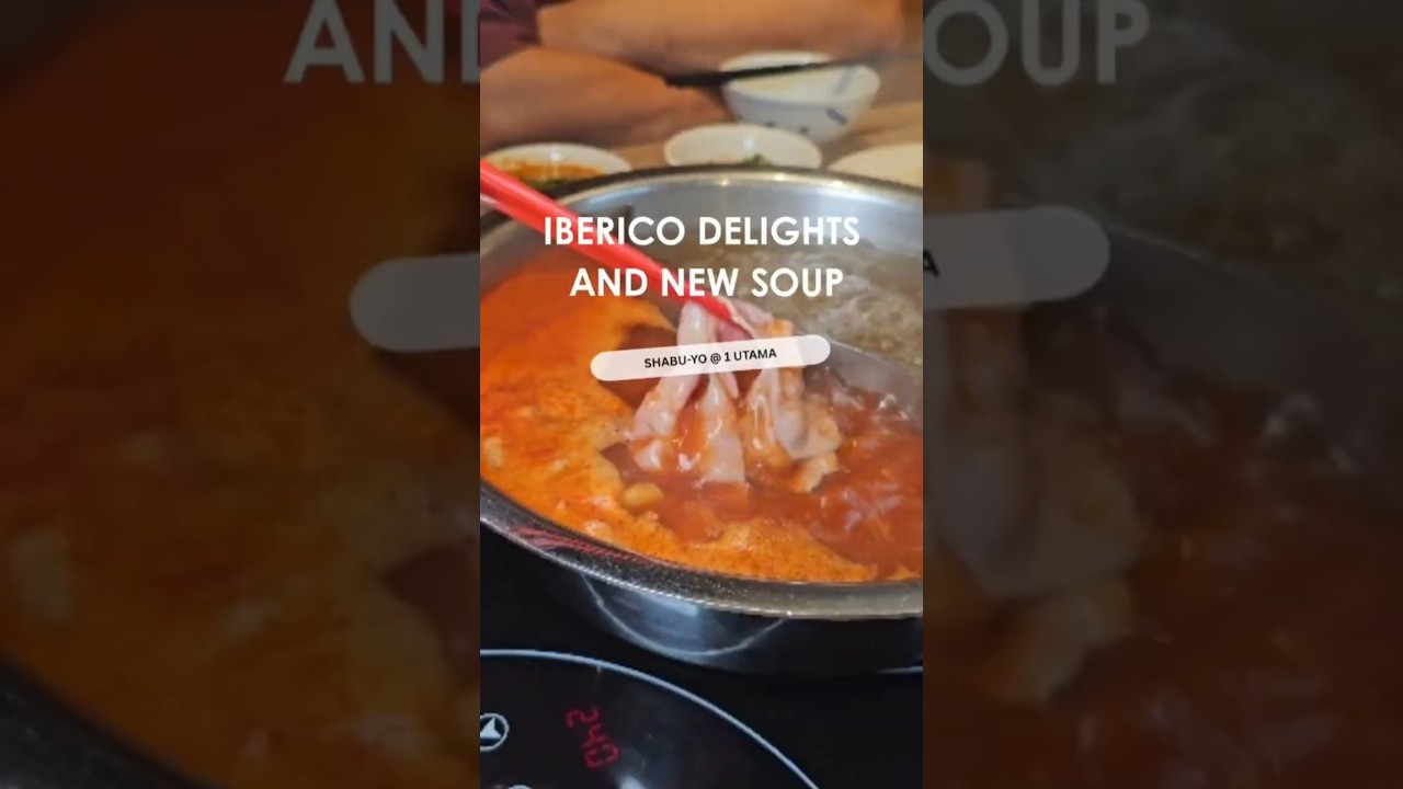 Shabu -Yo comes with Iberico Pork and New Soup