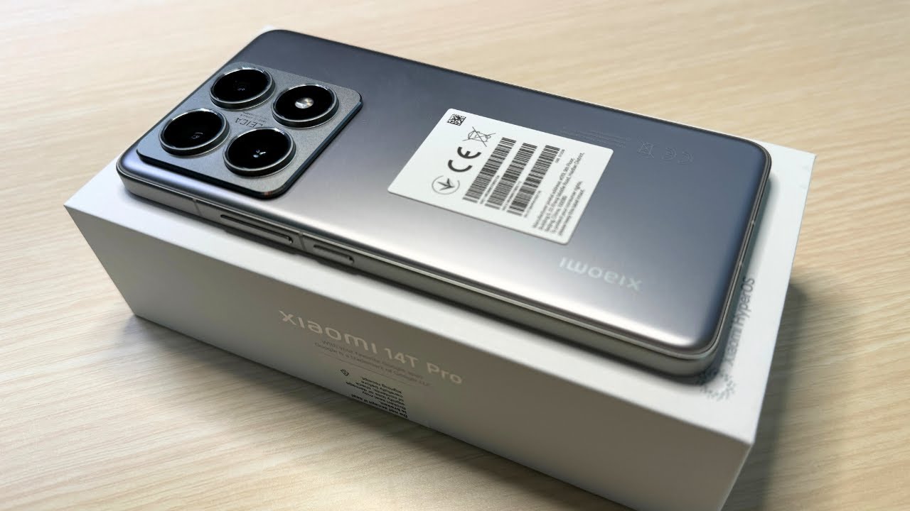 Xiaomi 14T Pro Titan Gray Unboxing and Test - ASMR