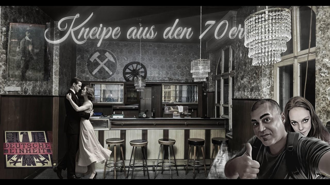 Kneipe aus dem ⚒️ Ruhrpott, zurück in die 70er. Lost Places, Ruhrgebiet.