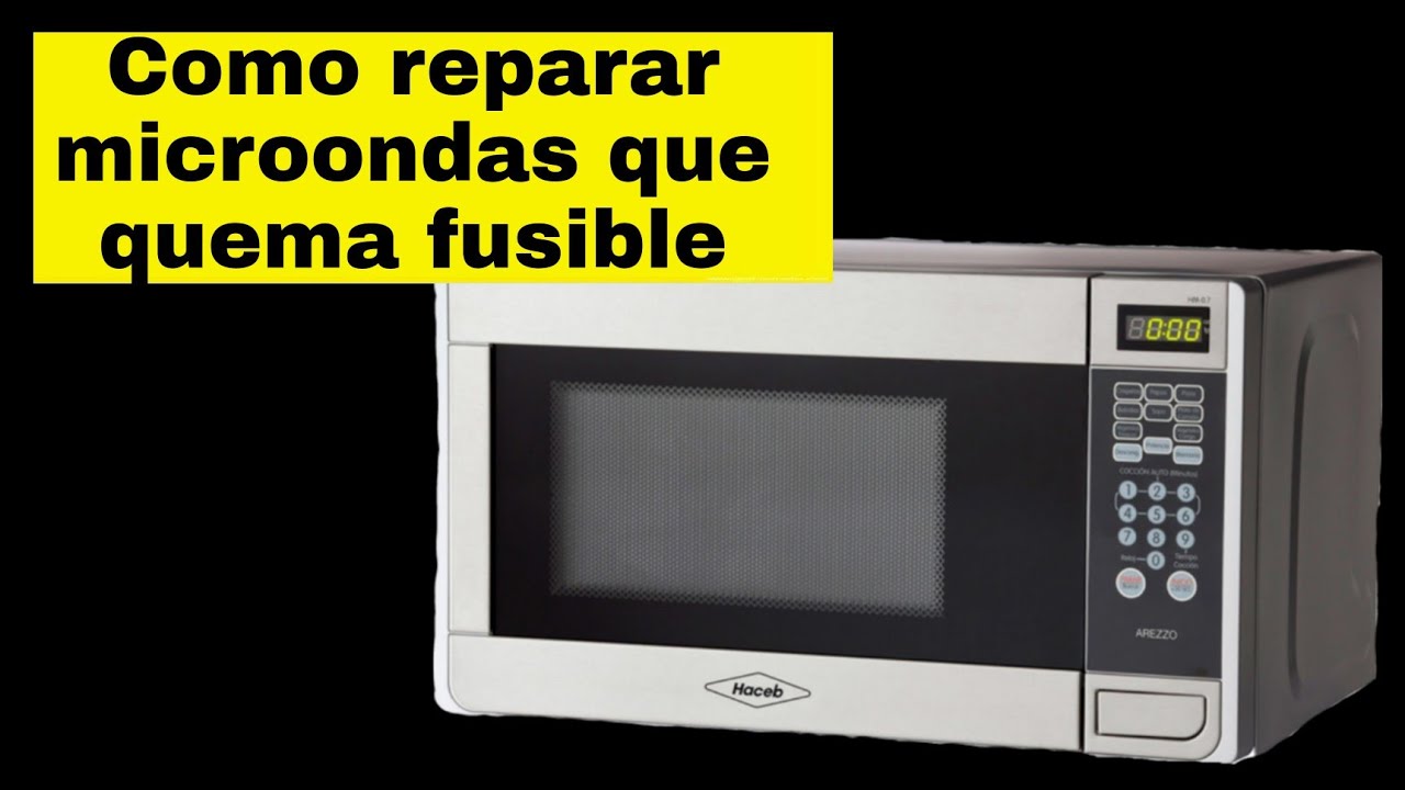 Cómo reparar microondas que quema fusible @Haceb #microondas #fusible #condensador