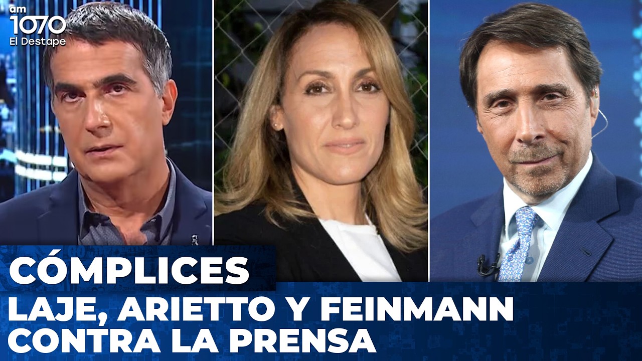 ❌ Antonio Laje, Florencia Arietto y Edu Feinmann intentaron justificar el arresto de un camarógrafo