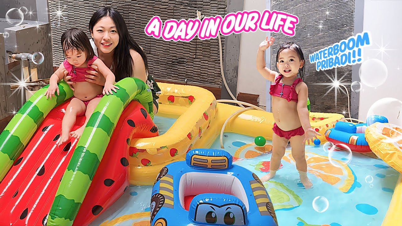 YUKA-CHAN BIKIN KOLAM RENANG PRIBADI DI RUMAH! | a day in our life