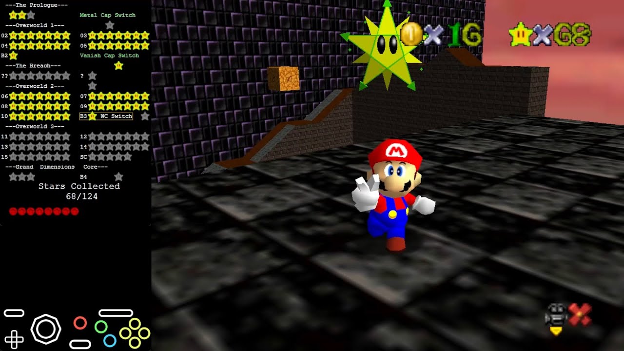 Stars of Reincarnation - [B3]Bowser's Hideout(Savestateless)
