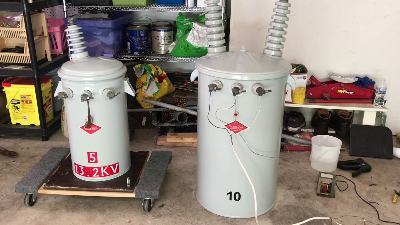 New 34.5Y kV Pole Transformer Arcs