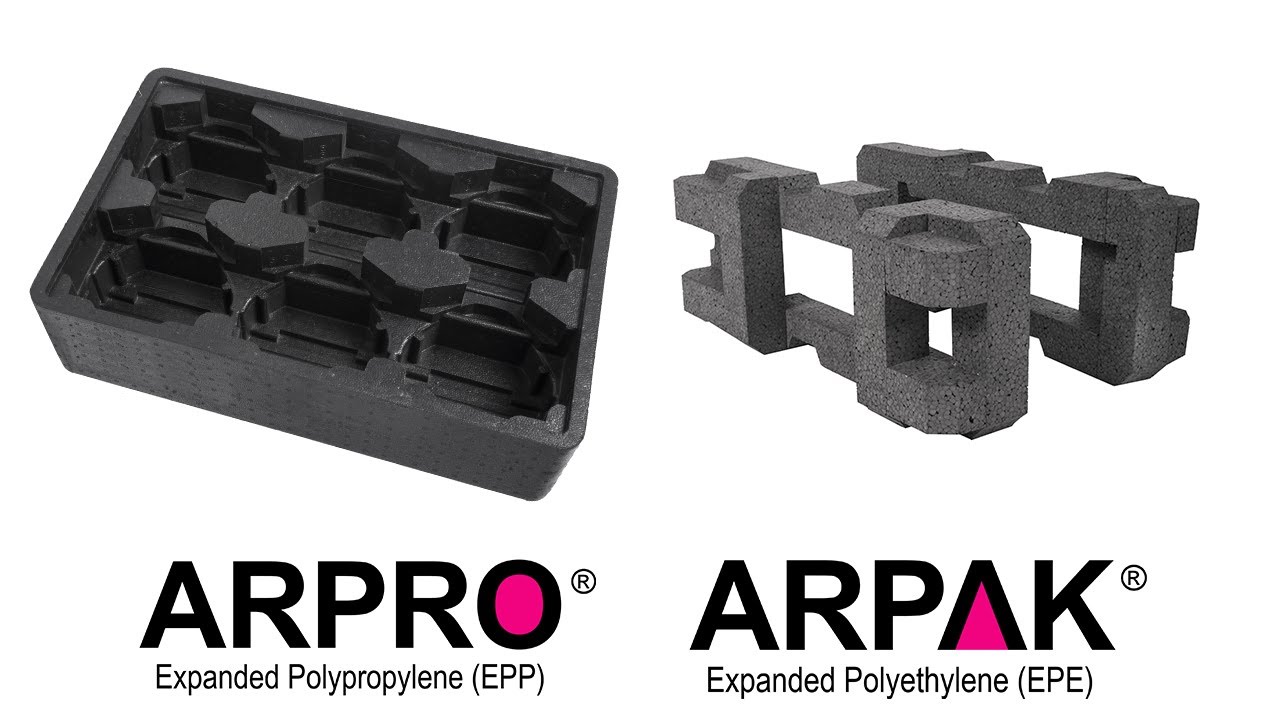 Polipropileno expandido (ARPRO) y Polietileno expandido (ARPAK)