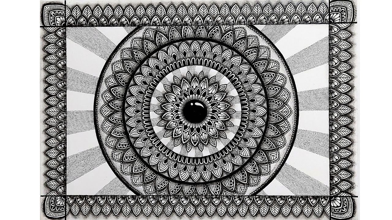 Mandala art | 3D Mandala art | Mandala art tutorial