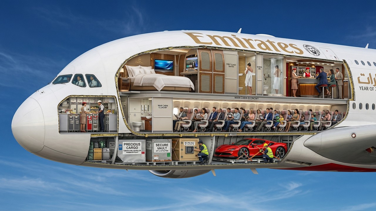 853 Пассажира и 90 Секунд на Эвакуацию — 10 Фактов про Airbus A380