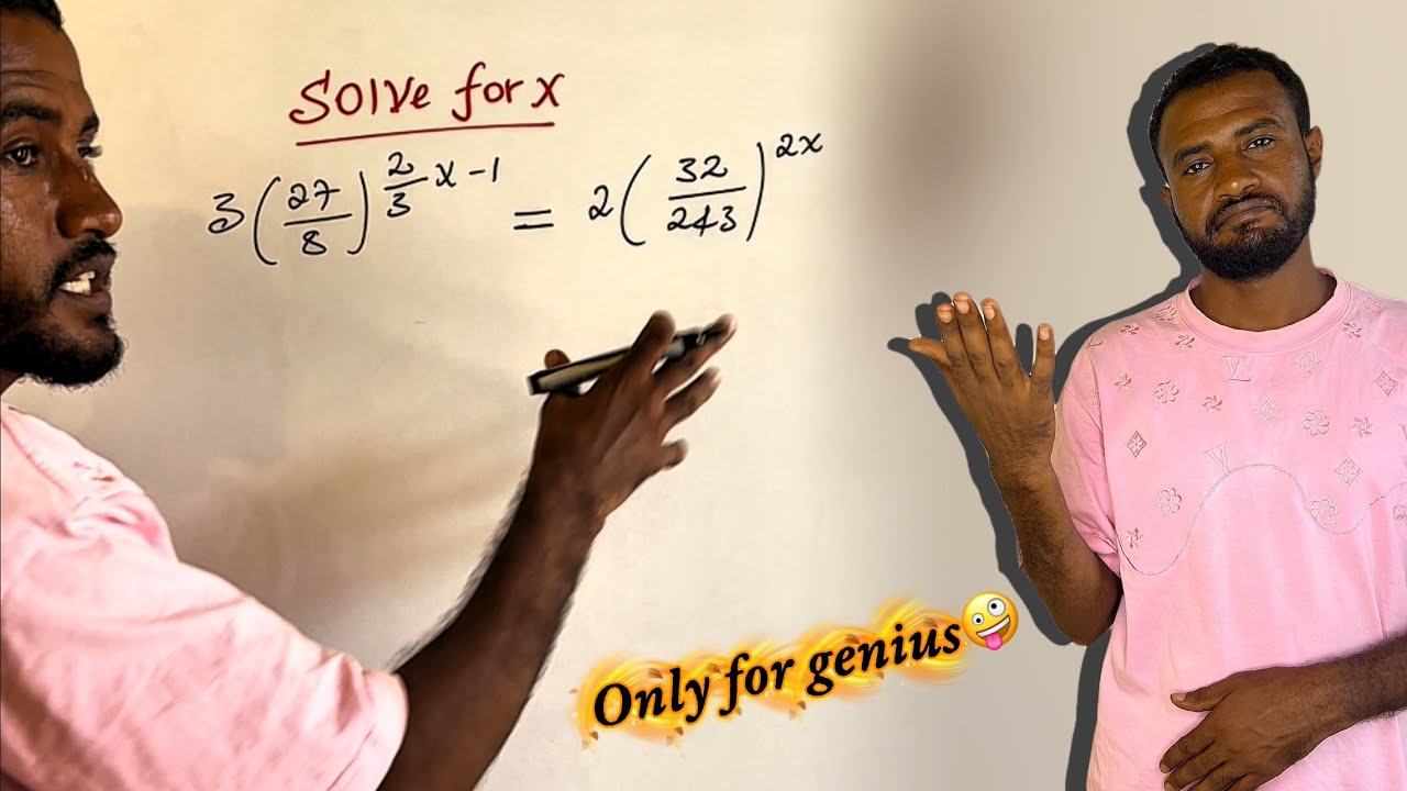 Solving exponential equation 