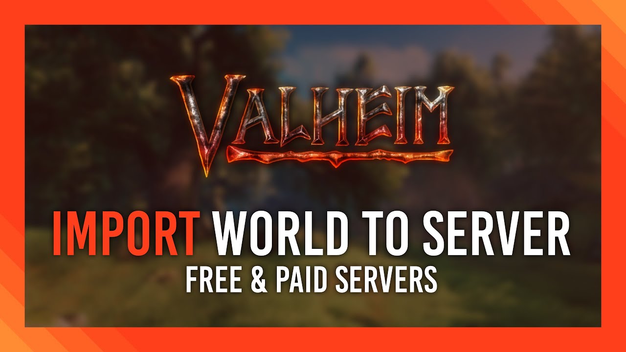 Импорт/загрузка мира на выделенный сервер | Valheim