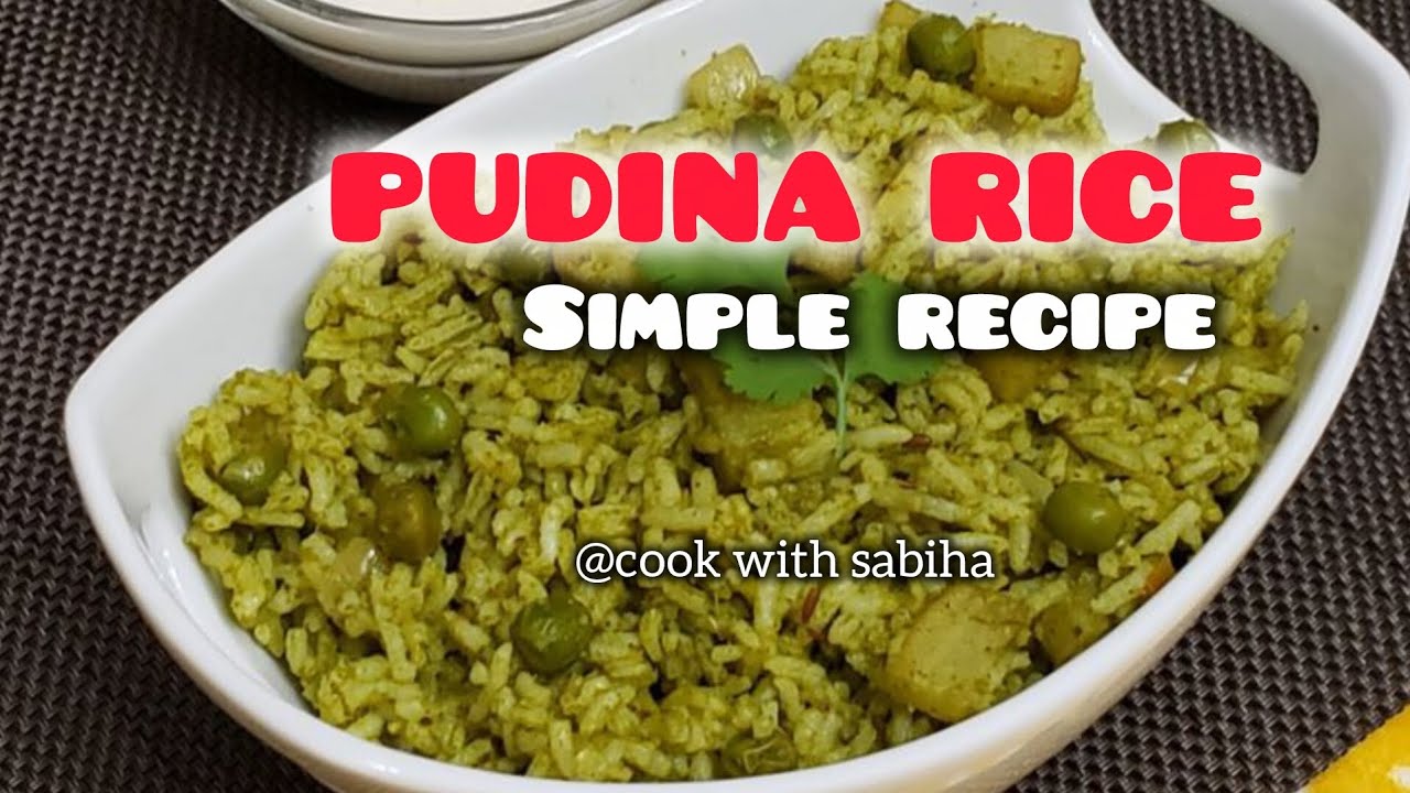 Kam vegitables me pudina rice simple and easy recipe|cook with sabiha|#cookingchannel#pudinarice