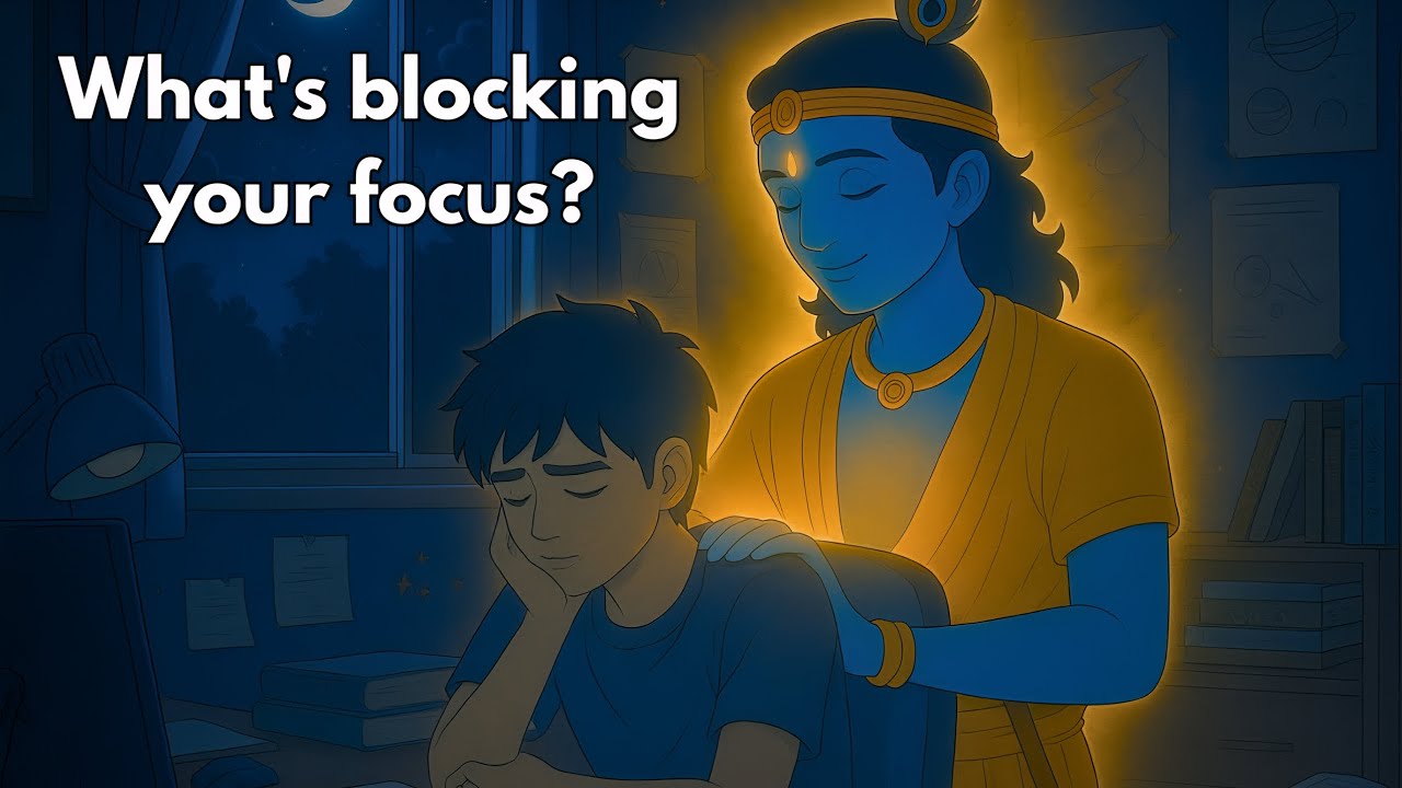 What&rsquo;s Blocking Your Focus &ndash; A Message from Krishna | Krishna's Wisdom | Voice of Dharma