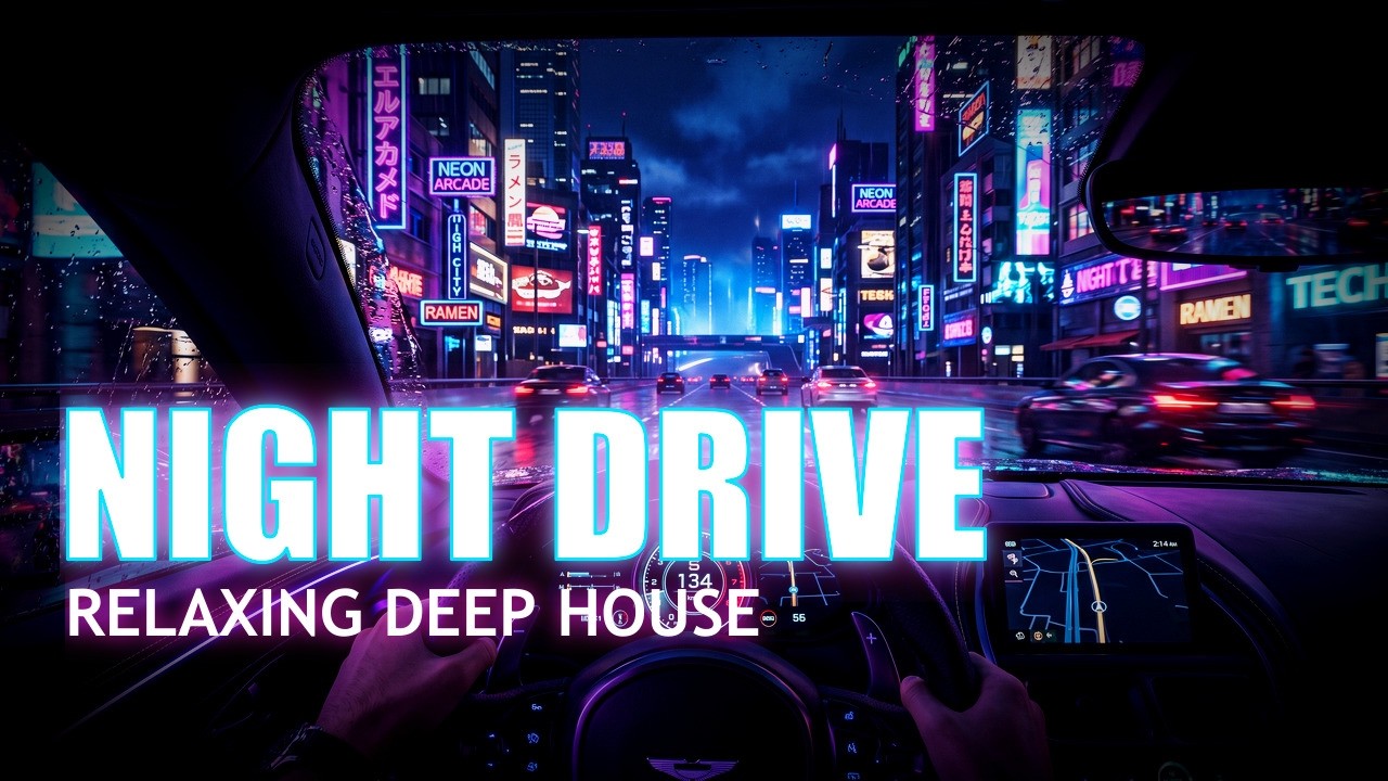 Relaxing Deep House Night Drive 2026 | Chill Midnight Driving Music for City Cruising | Playlist 01