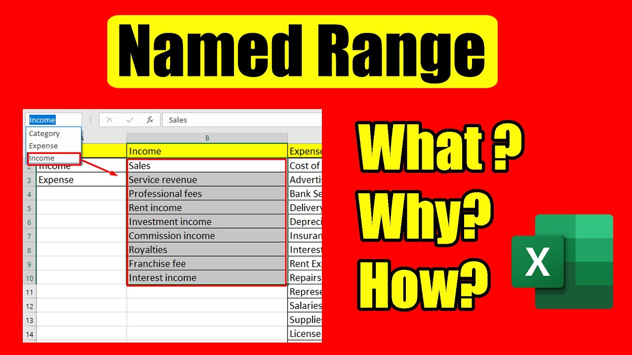 What is Named Range & How to Use it in Excel