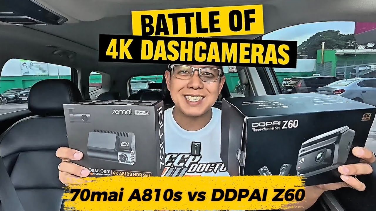 BATTLE of 4k DASHCAMERA - 70mai A810S vs DDPAI Z60