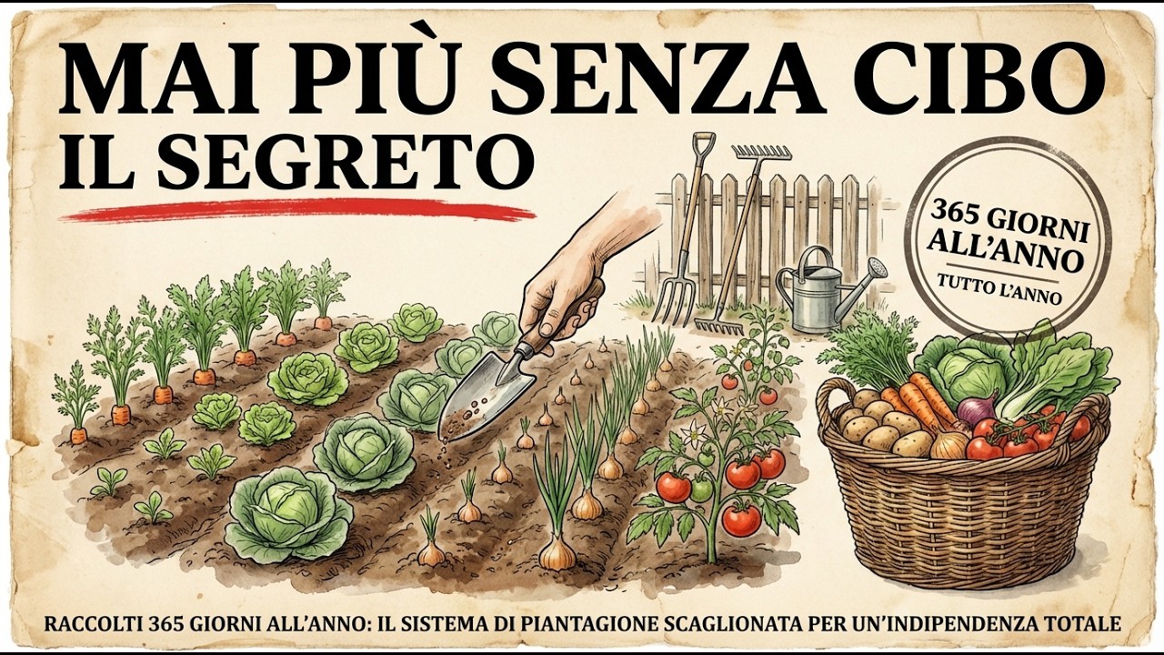 Raccolto 365 giorni all’anno: il sistema di semina scaglionata per l’indipendenza totale
