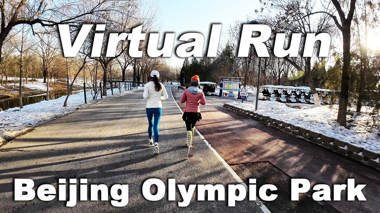 Run Through Beijing's Olympic Forest Park - Virtual Running Experience in 4K | Virtual Jogging Tour