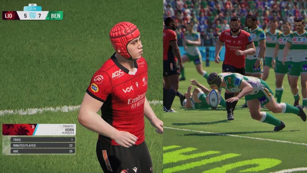 Rugby 25 - URC - Lions vs Benetton. Plus Lions Glasgow Win Away - Marius Louw Highlights